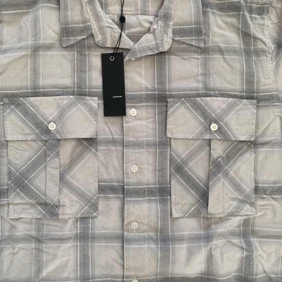 Zanerobe Work Cord LS Shirt LT Grey Sz: XL - Picture 2 of 10